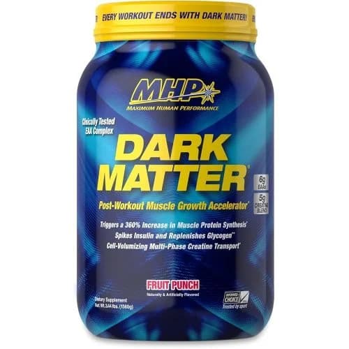 Mhp Dark Matter Post Workout, Recovery Accelerator, w/Multi Phase Creatine, Waxy Maize Carbohydrate – Boost muscle protein synthesis 360% faster than whey