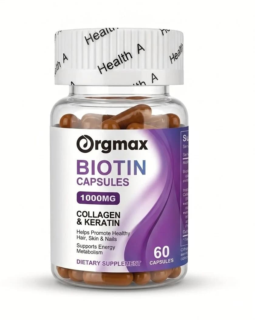 Biotin Capsules with Collagen & Keratin | Healthy Hair & Strong Nails