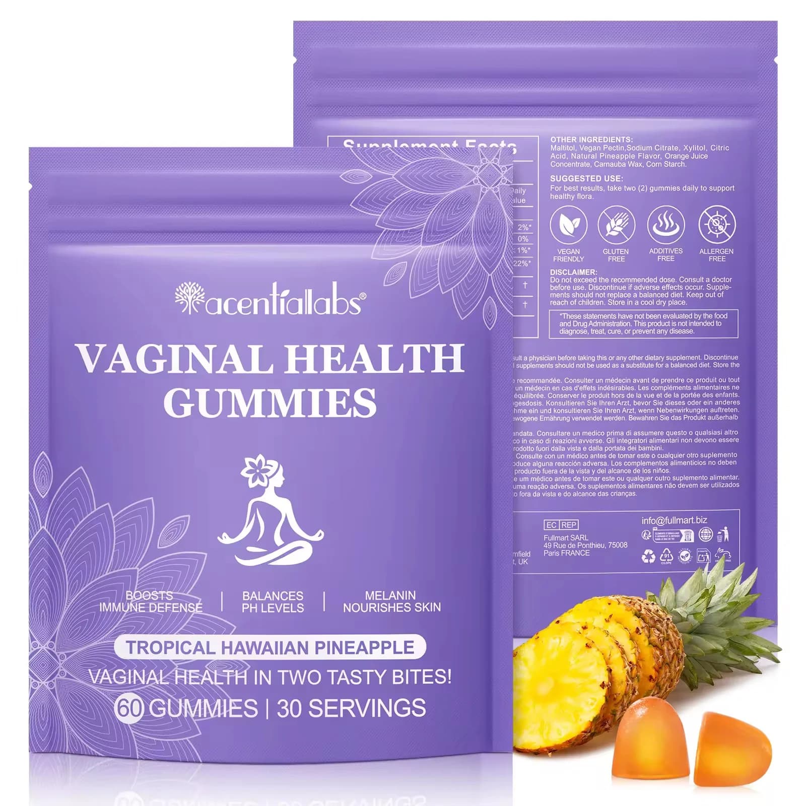 Vaginal Health Gummies | Immune Defence | Balances PH levels | Nourishes the skinx60